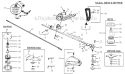 Page C Diagram and Parts List for HP30SB  Weed Eater Trimmer